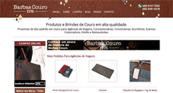 Desktop Screenshot of barbascouro.com.br